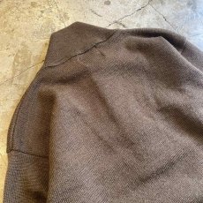 画像11: MILITARY 5 BUTTON HENRY DESIGN KNIT L/S TOPS / Ladies M (11)