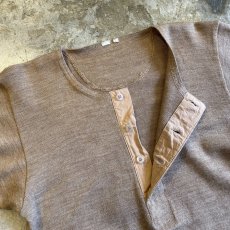 画像8: OLD HENRY 3 BUTTON DESIGN KNIT L/S TOPS / Ladies M (8)