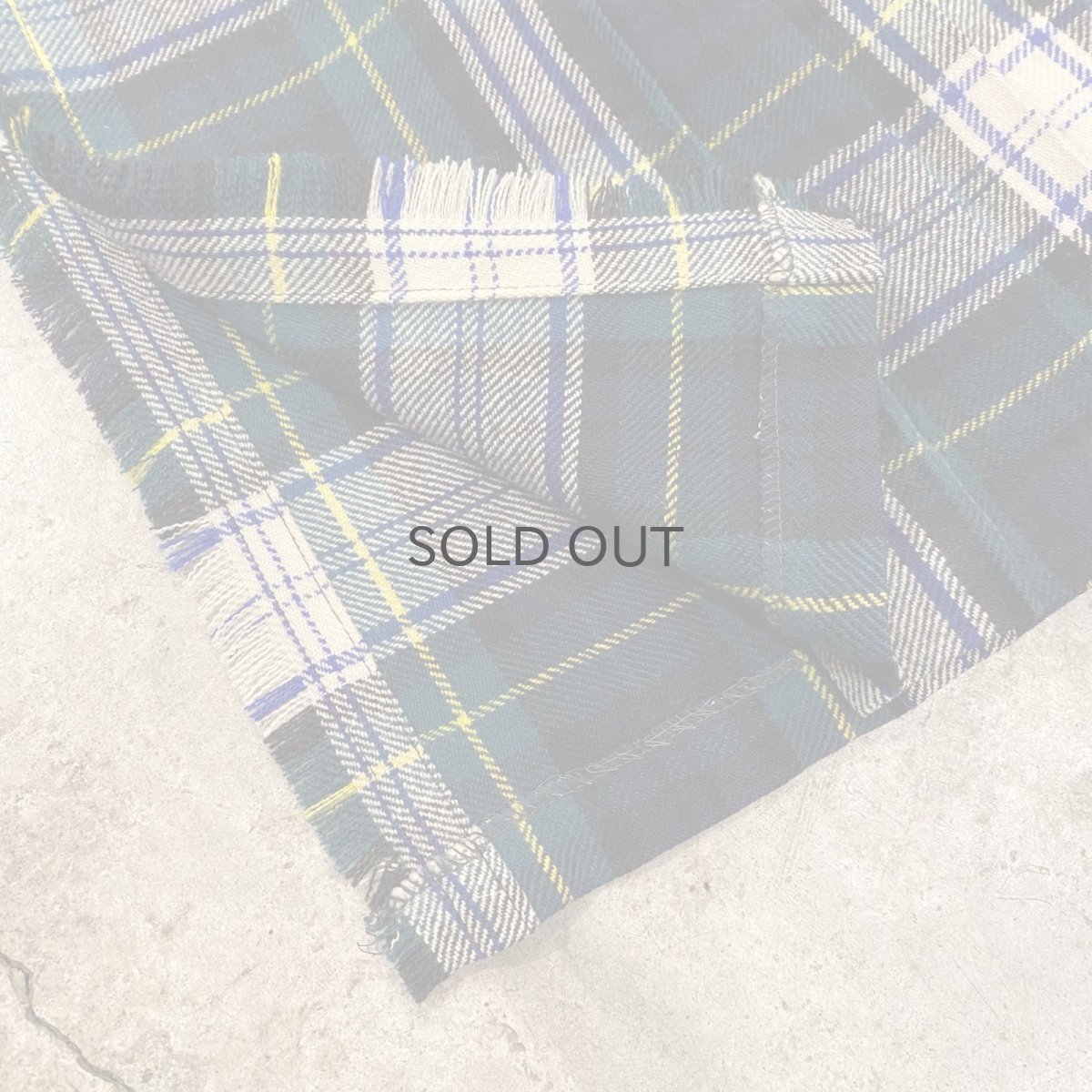 画像11: 【Wiz&Witch】"WANDERER" SCOTLAND CHECK VINTAGE WRAP SKIRT / FREE (11)