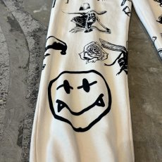 画像7: 【JESUS AND JOHN】MULTI ART HANDPRINTED SWEAT PANTS / OS (7)