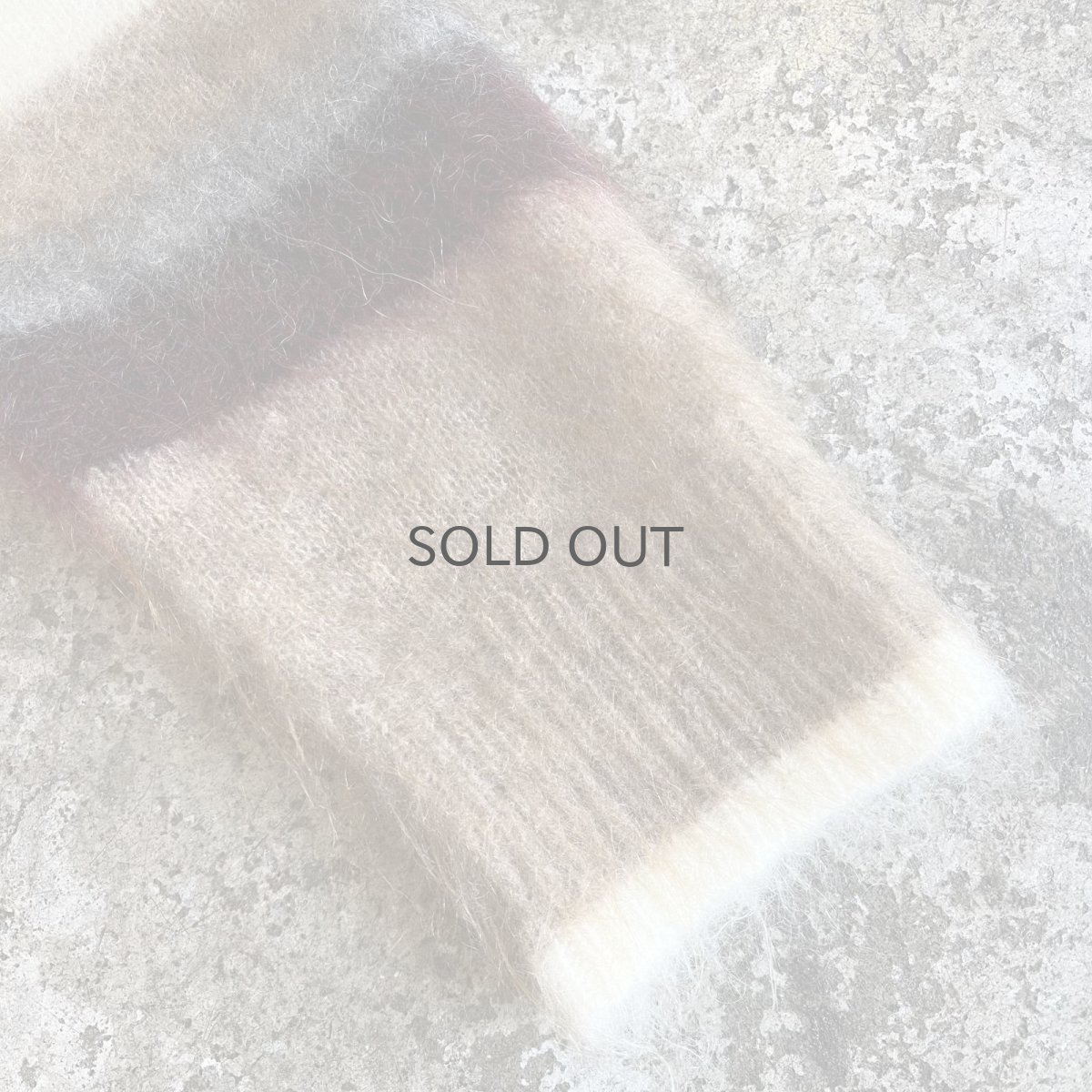 画像6: MULTI BORDER COLOR PATTERN MOHAIR KNIT SWEATER / Ladies M (6)