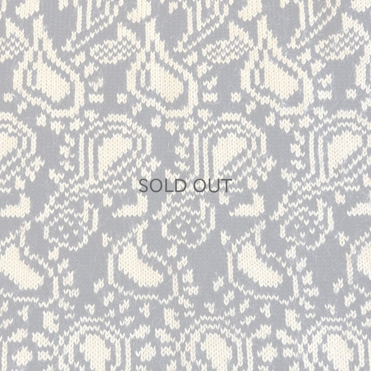 画像10: ALL OVER PAISLEY PATTERN DESIGN KNIT LONG SKIRT / W29~W36 (10)