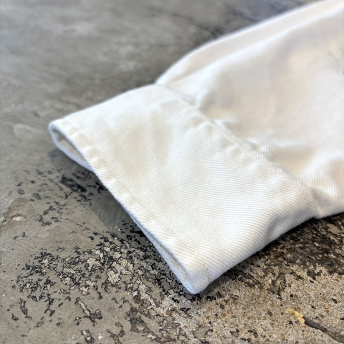 画像7: ARTISTIC PAINTED HALF BUTTON PULLOVER L/S SHIRT / Mens XXL (7)