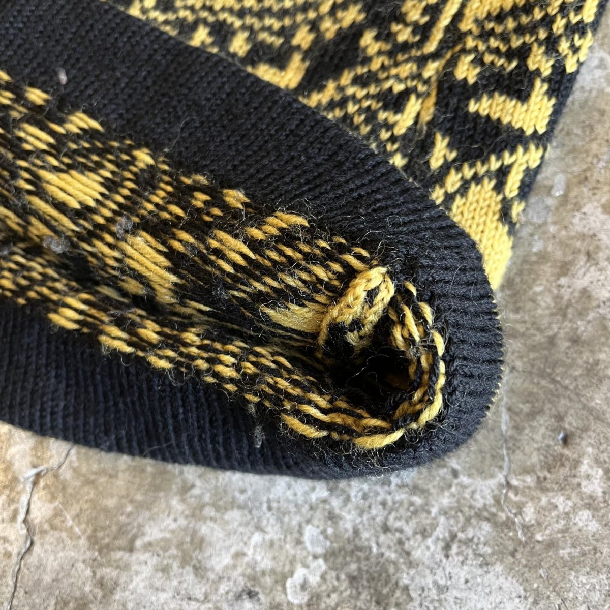 画像6: ALL OVER PAISLEY PATTERN DESIGN KNIT LONG SKIRT / W29~W36 (6)