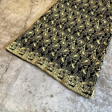 画像5: ALL OVER PAISLEY PATTERN DESIGN KNIT LONG SKIRT / W29~W36 (5)