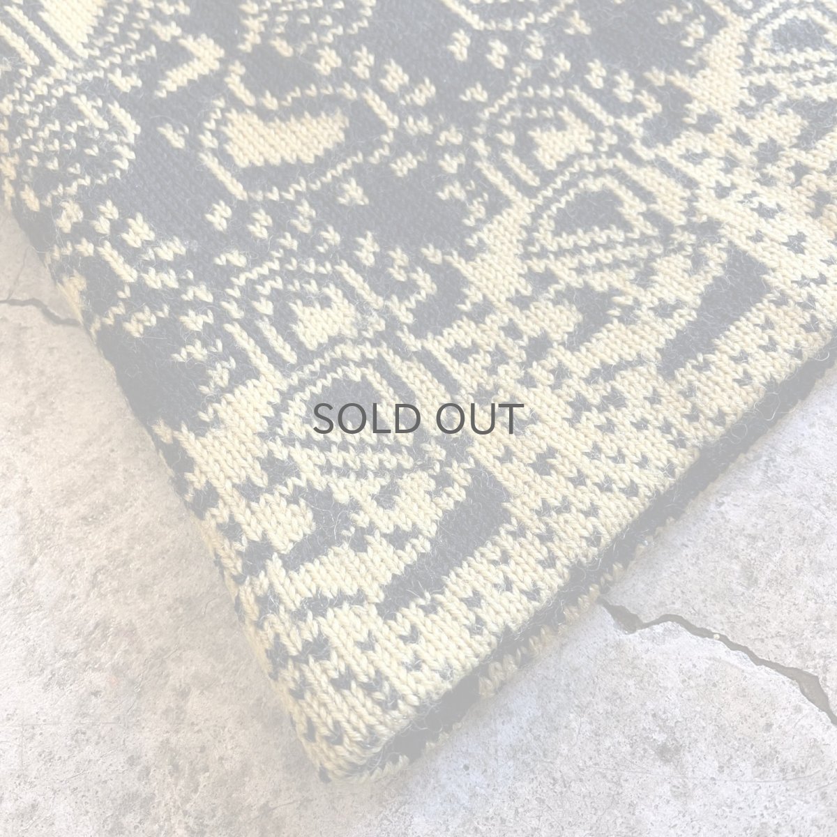 画像4: ALL OVER PAISLEY PATTERN DESIGN KNIT LONG SKIRT / W29~W36 (4)