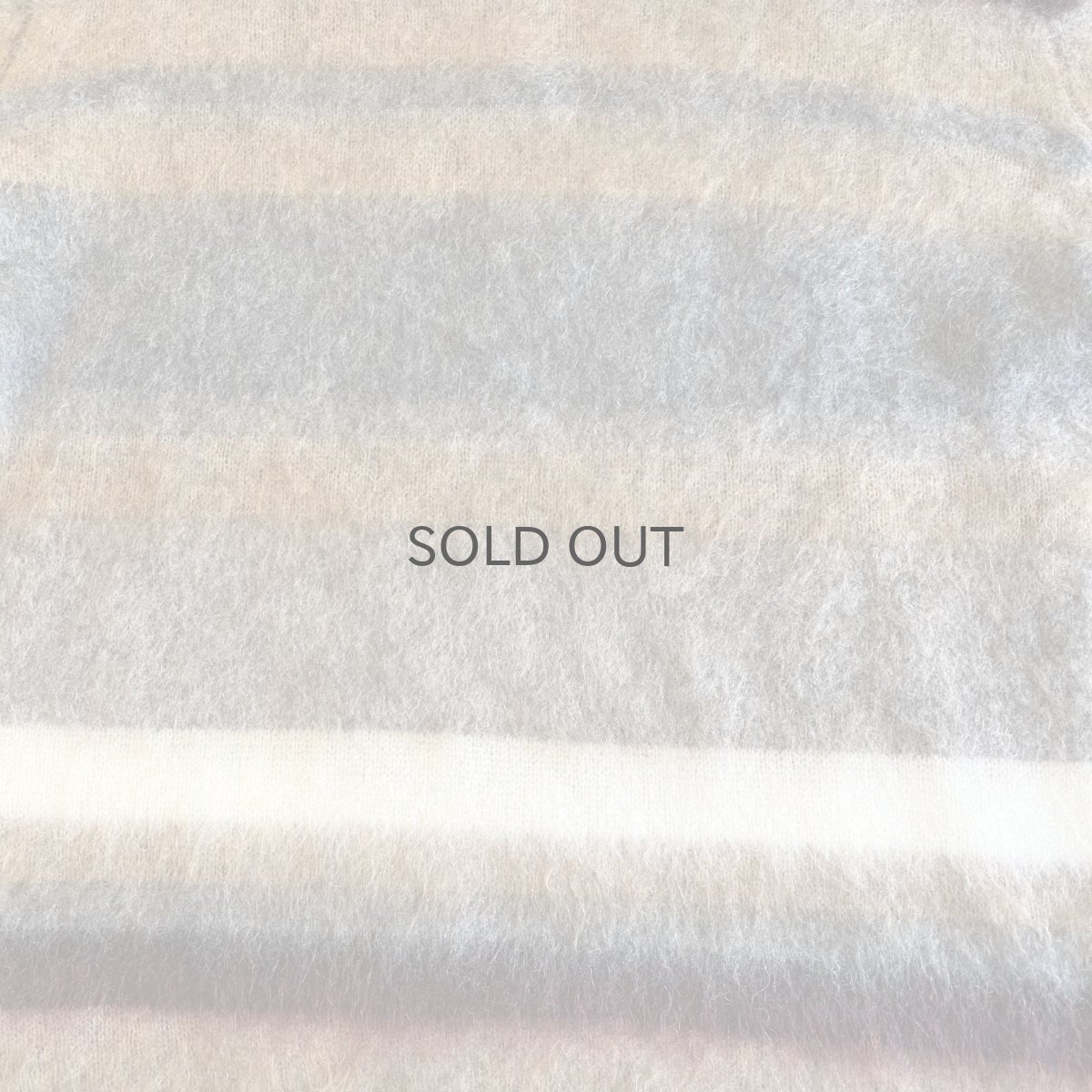 画像10: MULTI BORDER COLOR PATTERN MOHAIR KNIT SWEATER / Ladies M (10)