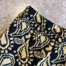 画像9: ALL OVER PAISLEY PATTERN DESIGN KNIT LONG SKIRT / W29~W36 (9)