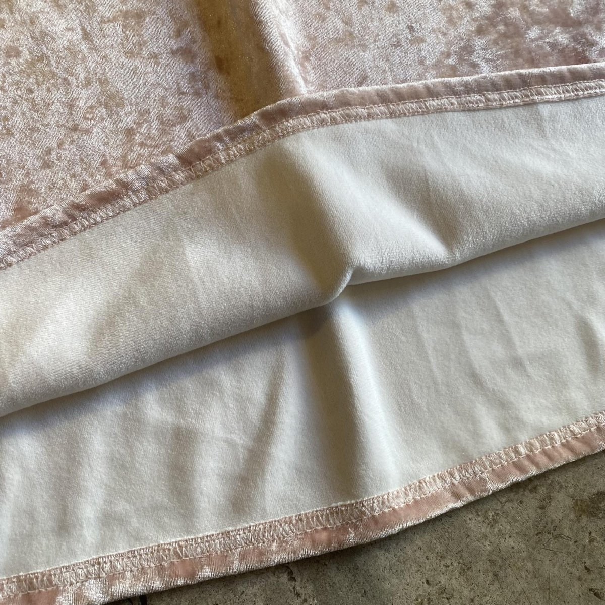 画像5: PINK COLOR VELVET LONG SKIRT / W27~W35 (5)