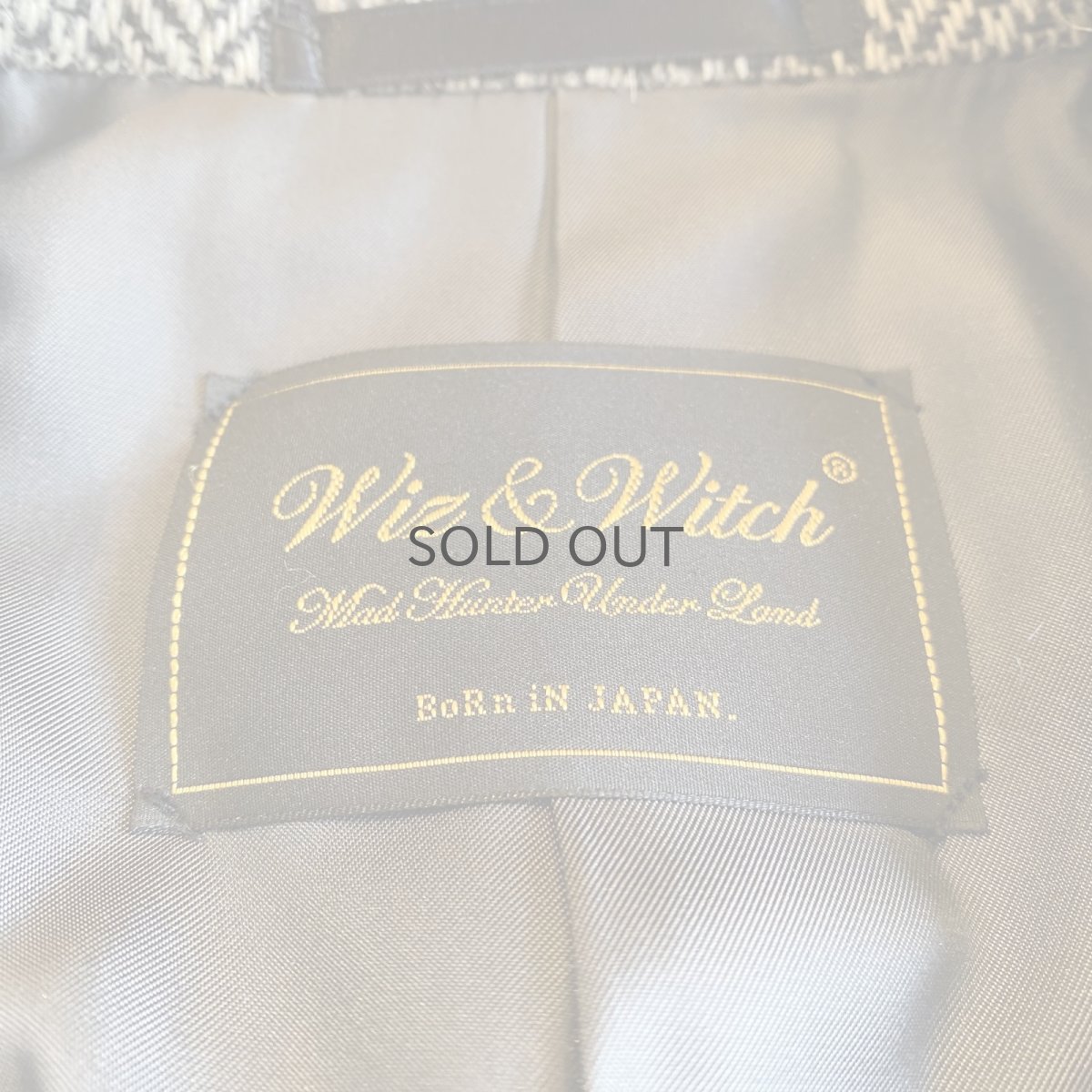 画像12: 【Wiz&Witch】"TRANSFORM" TWEED TAYLOR JACKET / OS (12)