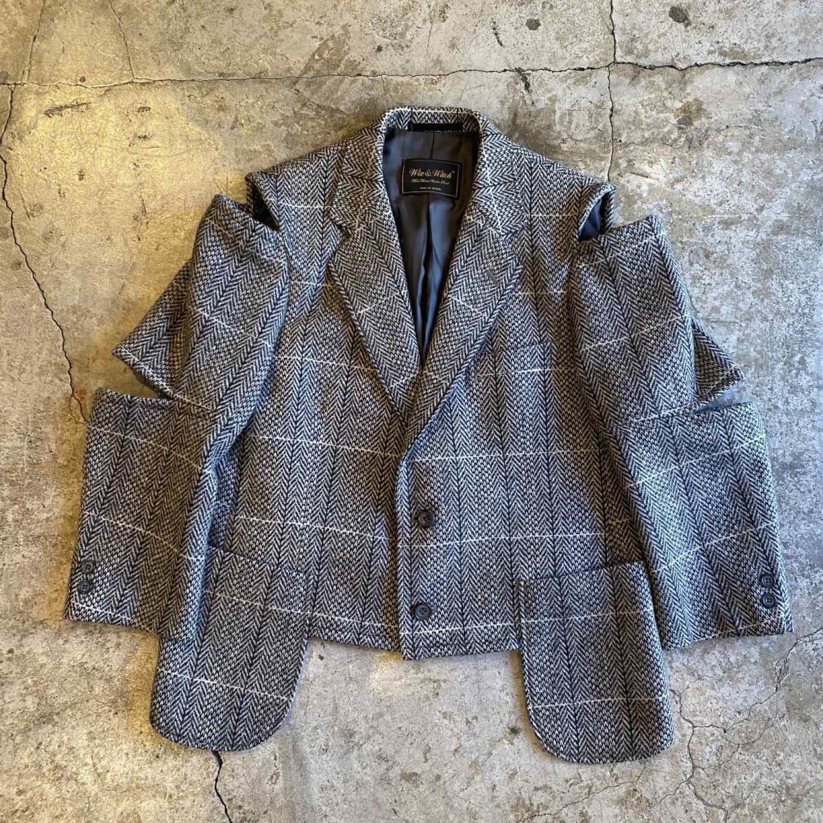 画像1: 【Wiz&Witch】"TRANSFORM" TWEED TAYLOR JACKET / OS (1)