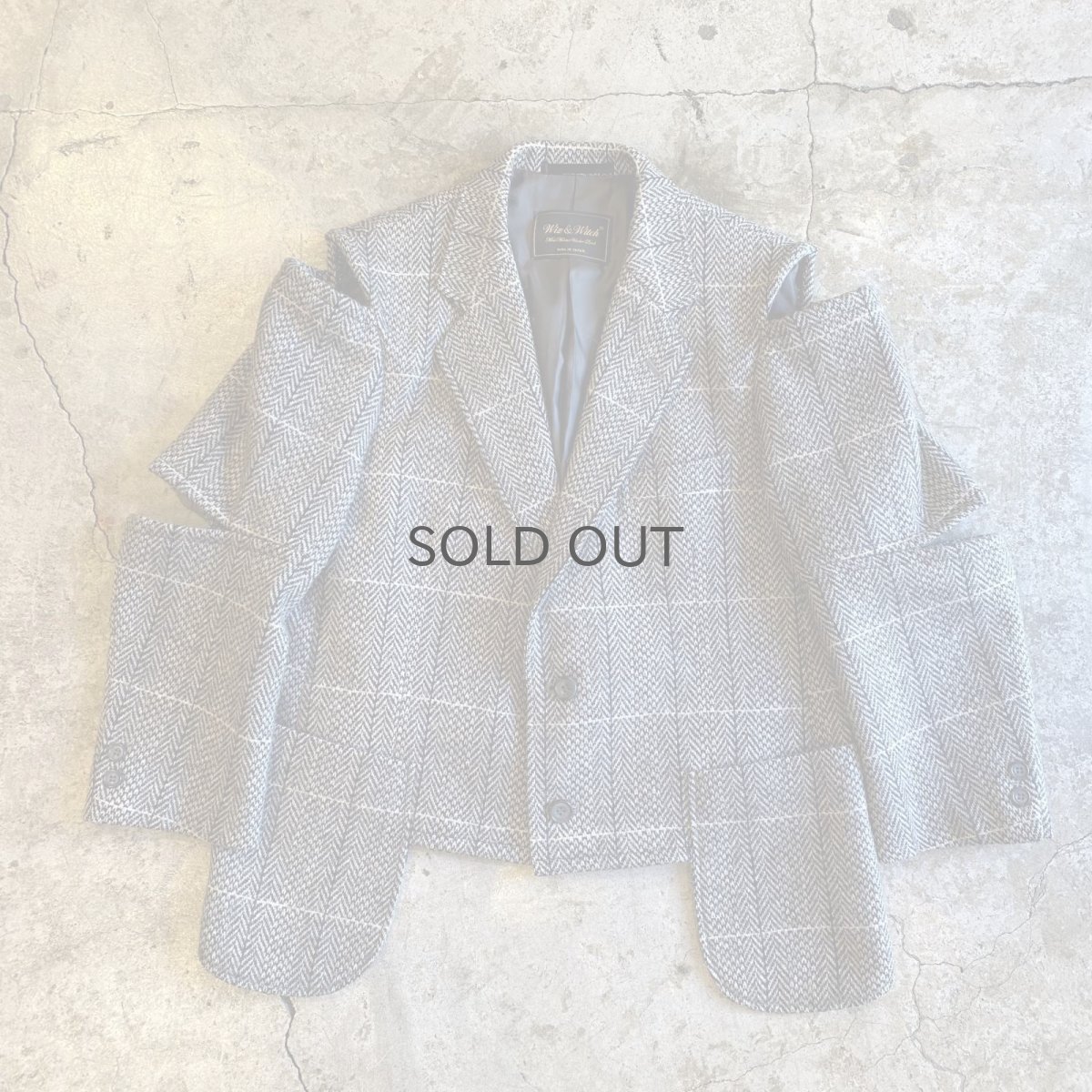 画像1: 【Wiz&Witch】"TRANSFORM" TWEED TAYLOR JACKET / OS (1)