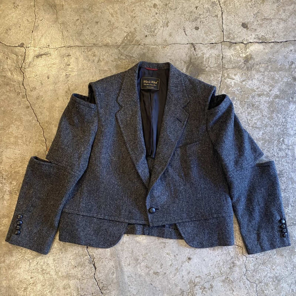 画像1: 【Wiz&Witch】"TRANSFORM" TWEED TAYLOR JACKET / OS (1)