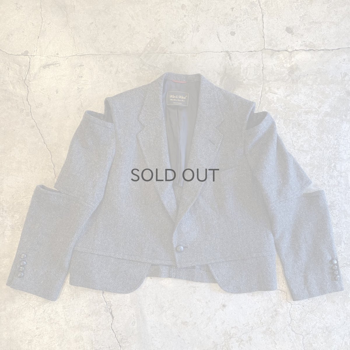 画像1: 【Wiz&Witch】"TRANSFORM" TWEED TAYLOR JACKET / OS (1)