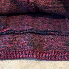 画像8: ALL OVER PATTERN SHAWL COLLAR KNIT CARDIGAN / Mens L (8)