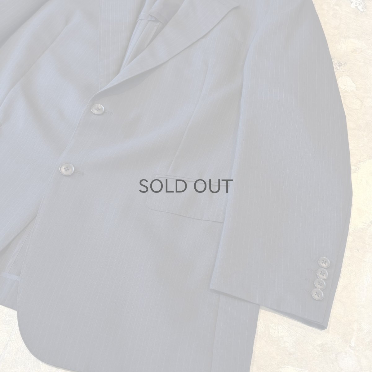 画像6: 【BURBERRY】STRIPE PATTERN SINGLE TAILORED JACKET / Mens L (6)