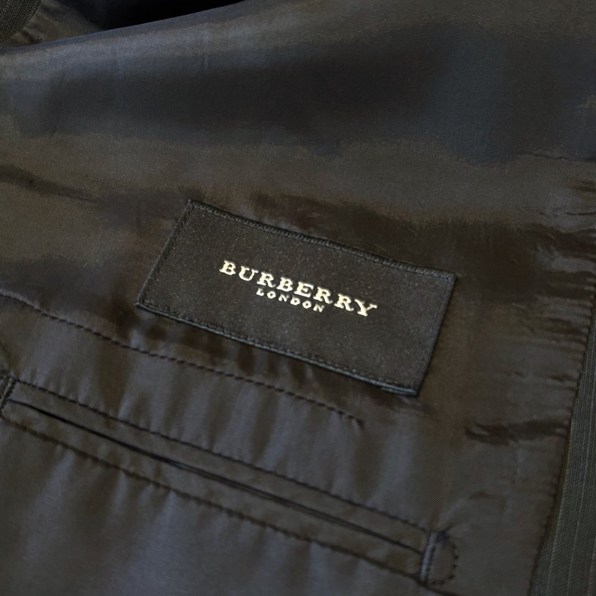 画像11: 【BURBERRY】STRIPE PATTERN SINGLE TAILORED JACKET / Mens L (11)