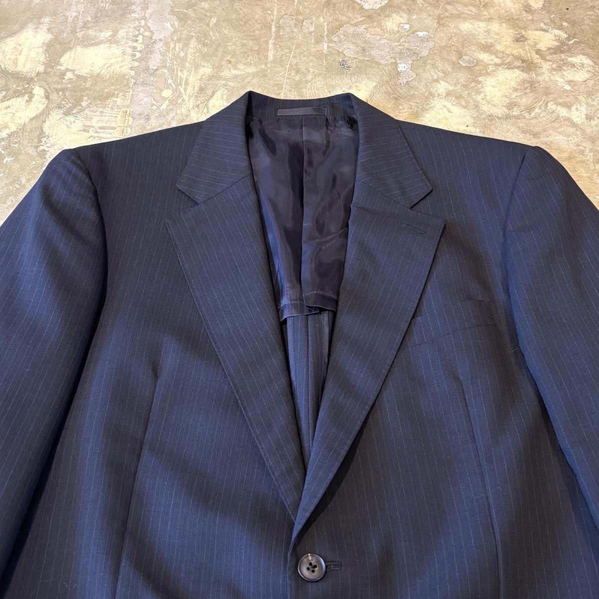 画像10: 【BURBERRY】STRIPE PATTERN SINGLE TAILORED JACKET / Mens L (10)