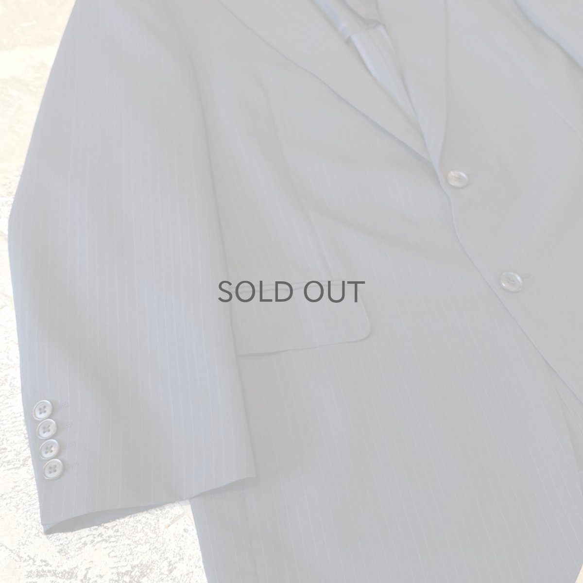 画像5: 【BURBERRY】STRIPE PATTERN SINGLE TAILORED JACKET / Mens L (5)