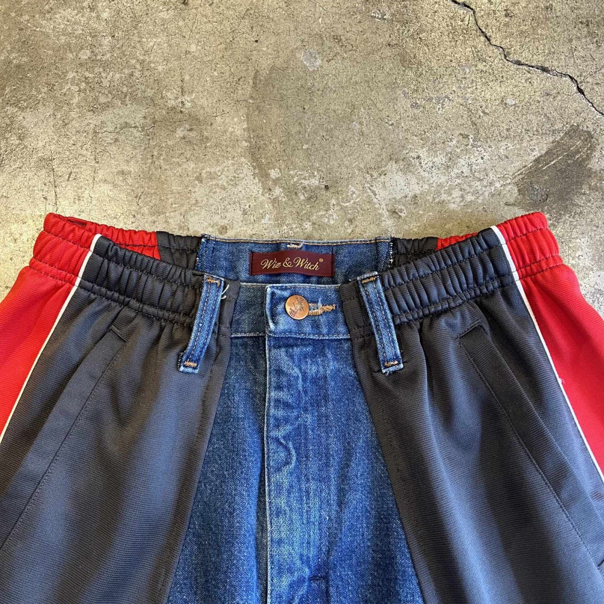 画像7: 【Wiz&Witch】"UNITED" SPORTY DENIM PANTS / OS (7)