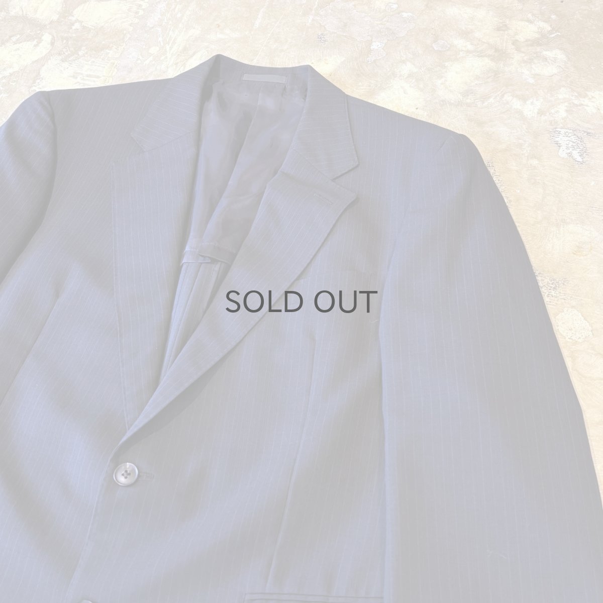 画像4: 【BURBERRY】STRIPE PATTERN SINGLE TAILORED JACKET / Mens L (4)