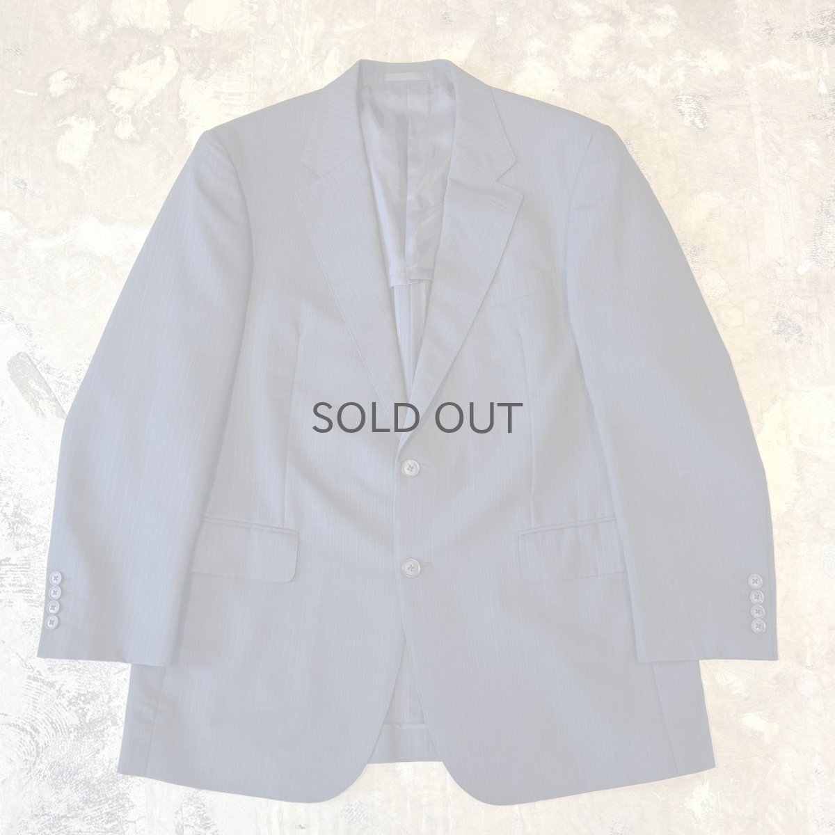 画像1: 【BURBERRY】STRIPE PATTERN SINGLE TAILORED JACKET / Mens L (1)