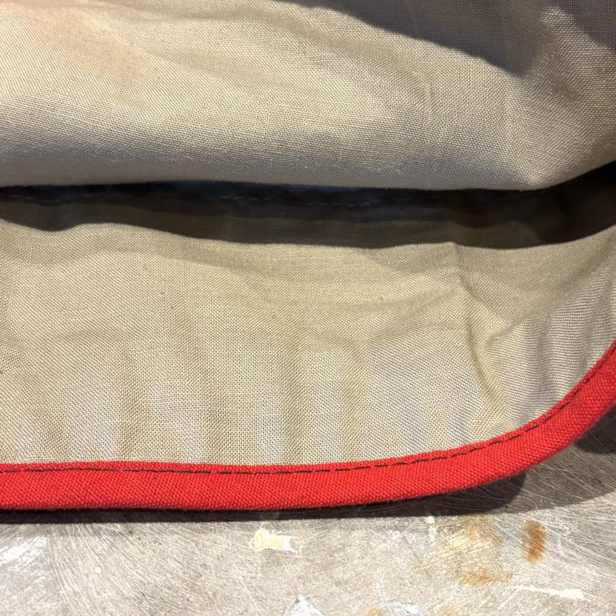 画像8: LEATHER PATCH MULTI POCKET COLOR VEST / Mens L (8)