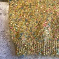 画像5: OLD MIX DESIGN COLOR MOHAIR KNIT SWEATER / Ladies M (5)