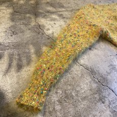 画像6: OLD MIX DESIGN COLOR MOHAIR KNIT SWEATER / Ladies M (6)