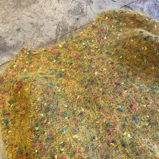 画像10: OLD MIX DESIGN COLOR MOHAIR KNIT SWEATER / Ladies M (10)