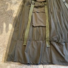 画像4: 4 POCKET TULLE FLARE LAYERED BELT DESIGN LONG SKIRT / W25~W35 (4)