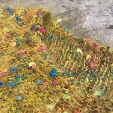 画像9: OLD MIX DESIGN COLOR MOHAIR KNIT SWEATER / Ladies M (9)