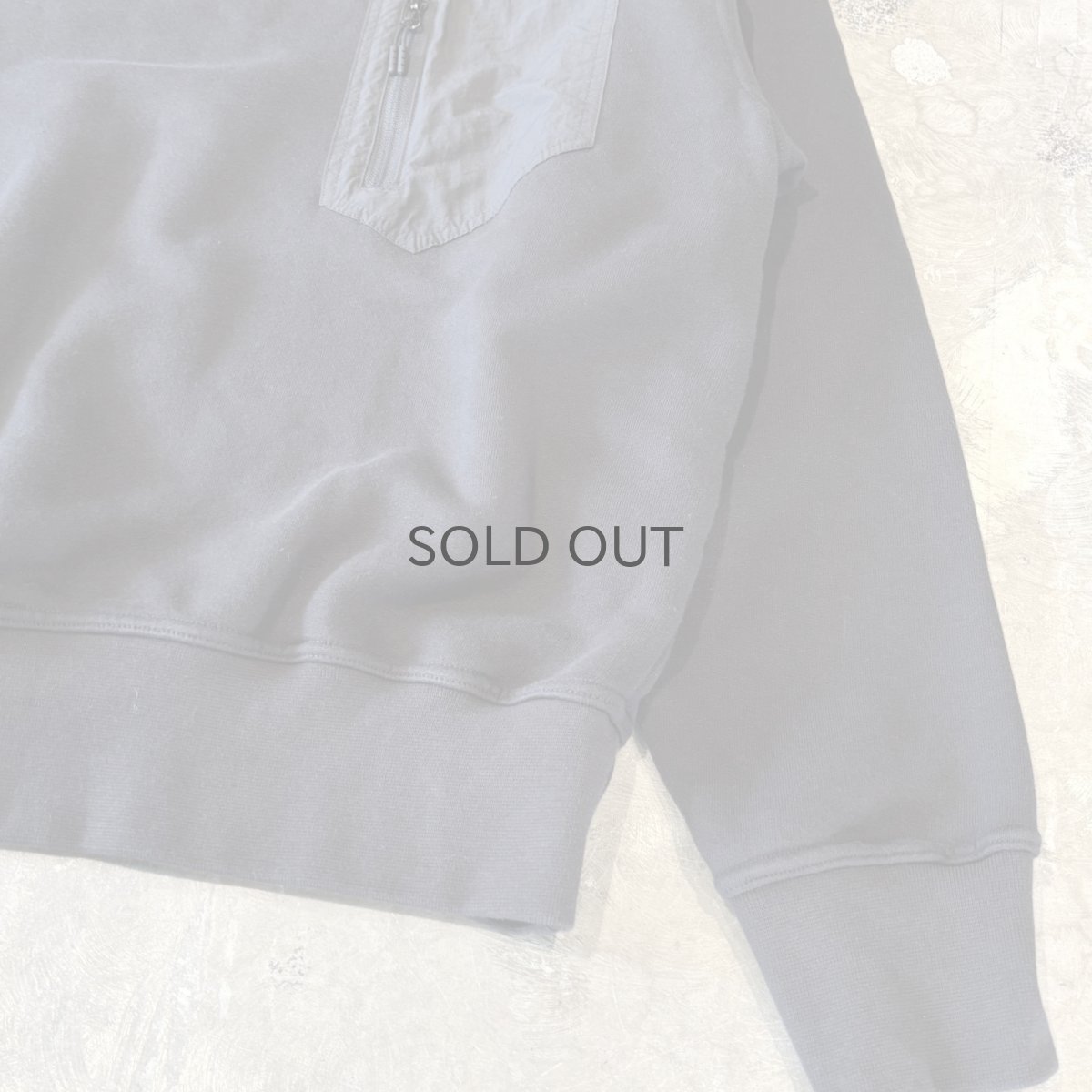 画像6: 【WONDERGROUND】POCKET NYLON SWITCHED SWEAT / BLACK / OS (6)