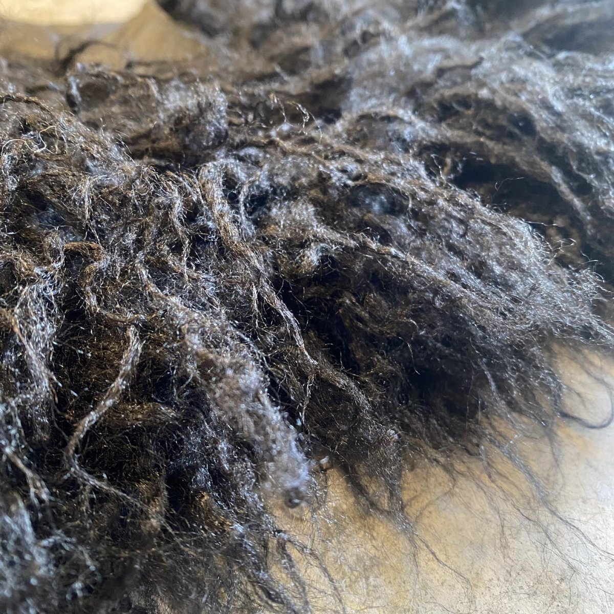 画像10: BLACK COLOR FAUX FUR DESIGN SHORT JACKET / Ladies M (10)