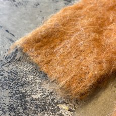 画像7: ORANGE COLOR SHAGGY KNIT SWEATER / Mens L (7)