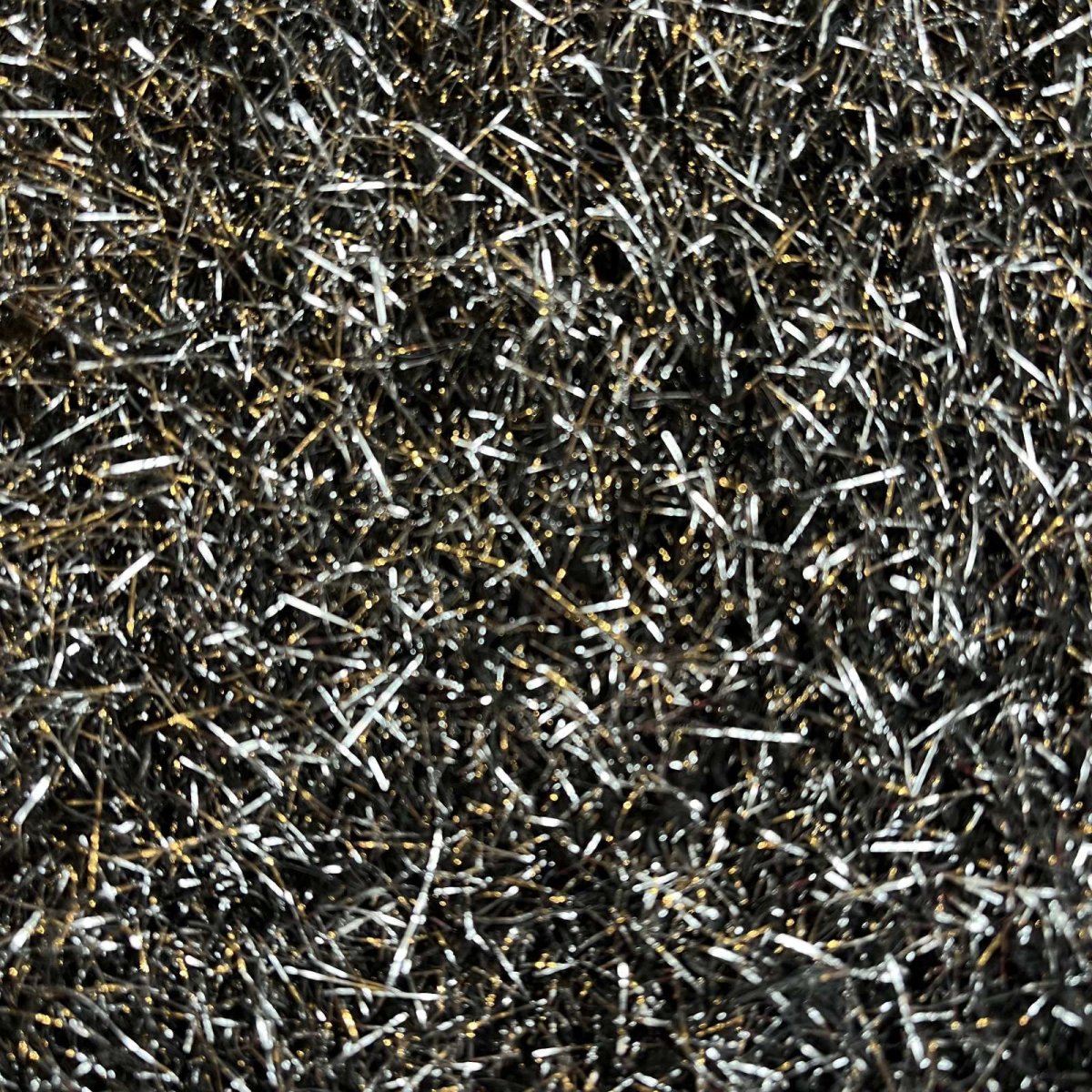 画像11: SILVER GLITTER SHAGGY DESIGN KNIT L/S TOPS / Ladies L (11)