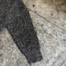 画像7: SILVER GLITTER SHAGGY DESIGN KNIT L/S TOPS / Ladies L (7)