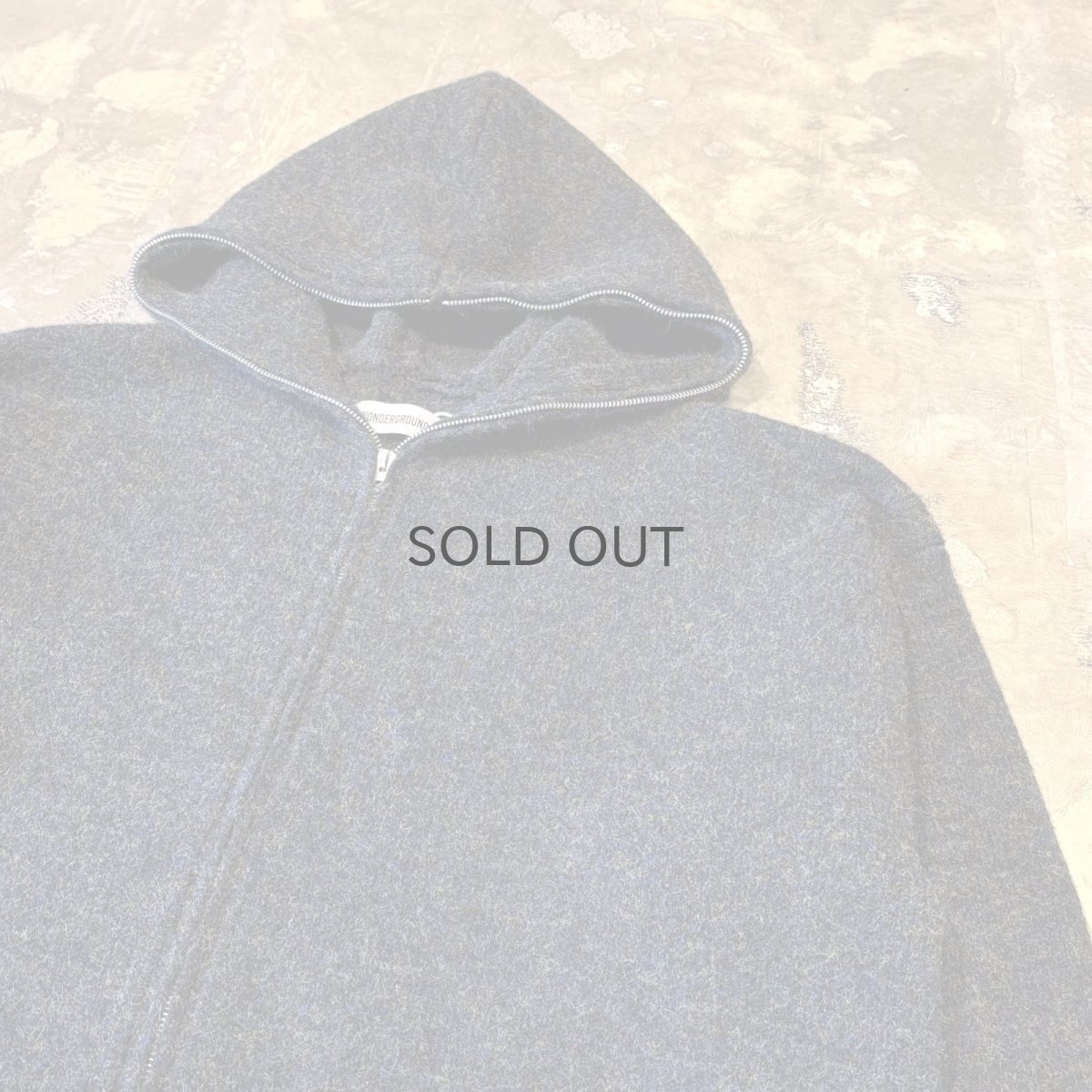 画像4: 【WONDERGROUND】DOUBLE ZIP UP KNIT HOODIE JACKET / OS (4)
