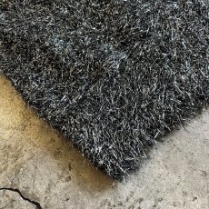 画像3: SILVER GLITTER SHAGGY DESIGN KNIT L/S TOPS / Ladies L (3)