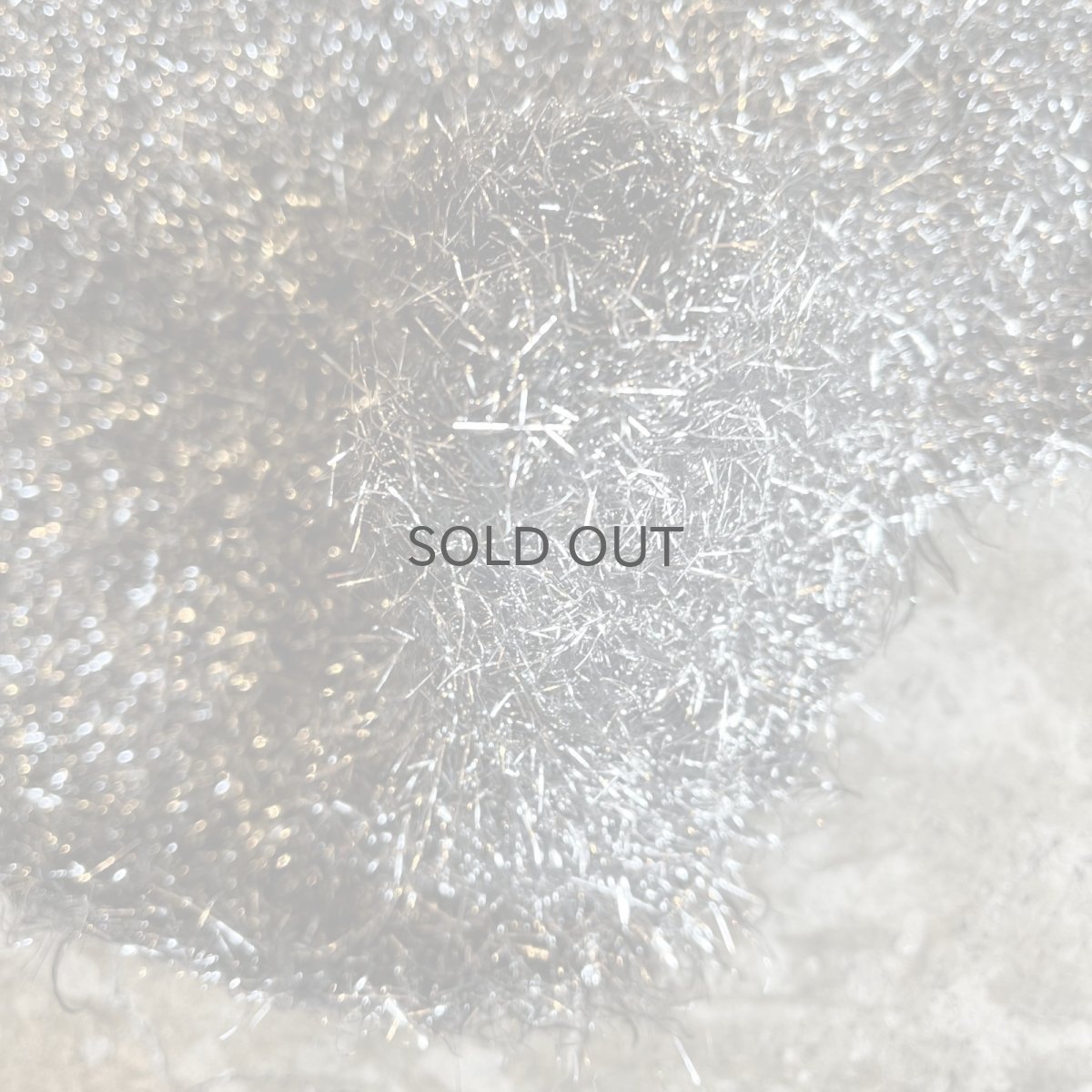 画像5: SILVER GLITTER SHAGGY DESIGN KNIT L/S TOPS / Ladies L (5)