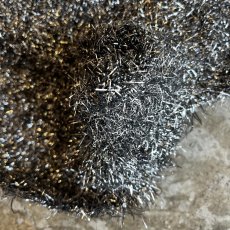 画像5: SILVER GLITTER SHAGGY DESIGN KNIT L/S TOPS / Ladies L (5)