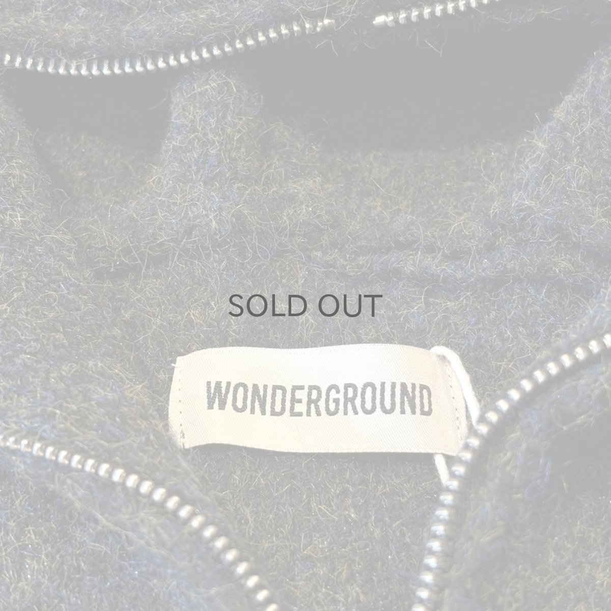 画像11: 【WONDERGROUND】DOUBLE ZIP UP KNIT HOODIE JACKET / OS (11)