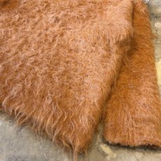 画像6: ORANGE COLOR SHAGGY KNIT SWEATER / Mens L (6)