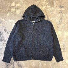 画像1: 【WONDERGROUND】DOUBLE ZIP UP KNIT HOODIE JACKET / OS (1)