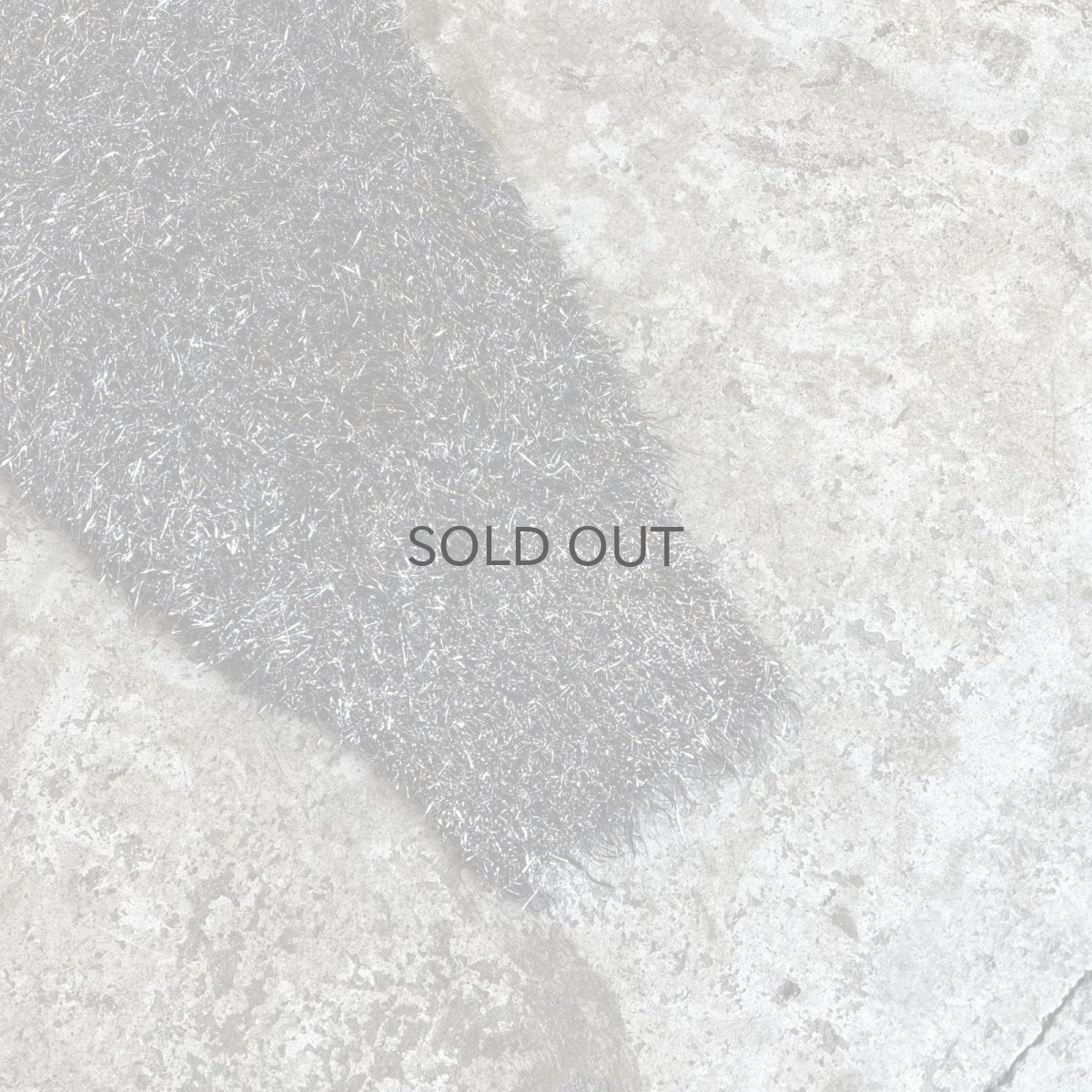 画像6: SILVER GLITTER SHAGGY DESIGN KNIT L/S TOPS / Ladies L (6)