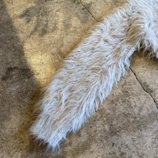 画像6: SHAGGY FAUX FUR SHORT DESIGN KNIT CARDIGAN / Ladies M (6)