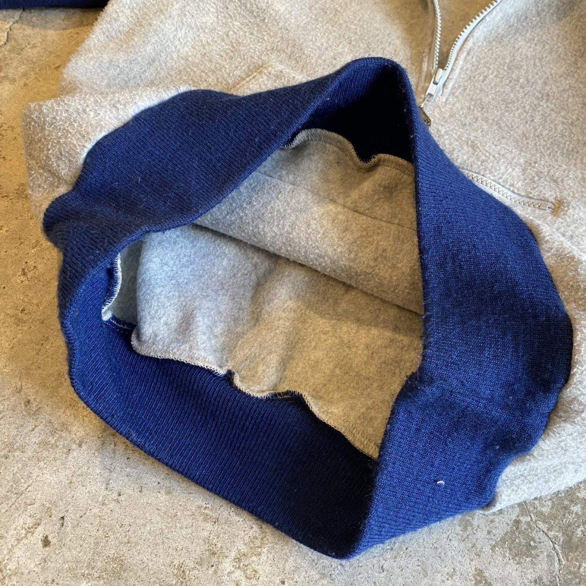 画像9: OLD FREECE HALF ZIP UP RAGLAN DESIGN L/S TOPS / Ladies L / MADE IN USA (9)