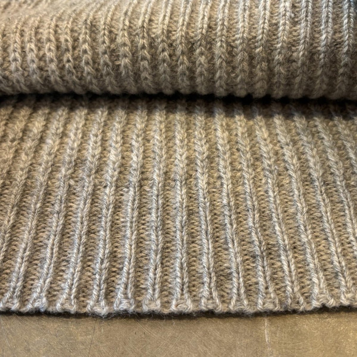 画像8: 【CAHPS RALPH LAUREN】SUEDE PATCHED WOOL KNIT SWEATER / Mens M (8)