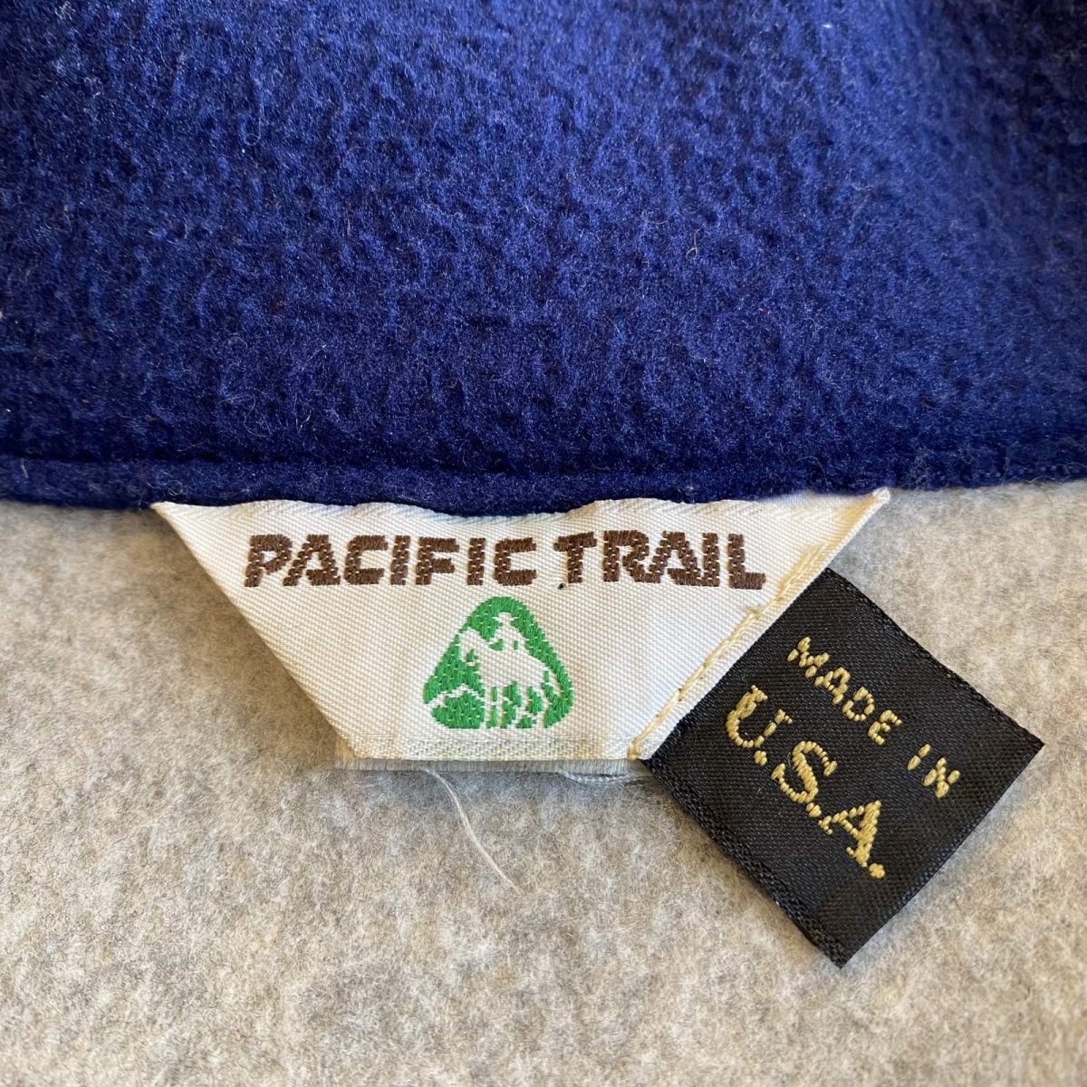 画像13: OLD FREECE HALF ZIP UP RAGLAN DESIGN L/S TOPS / Ladies L / MADE IN USA (13)