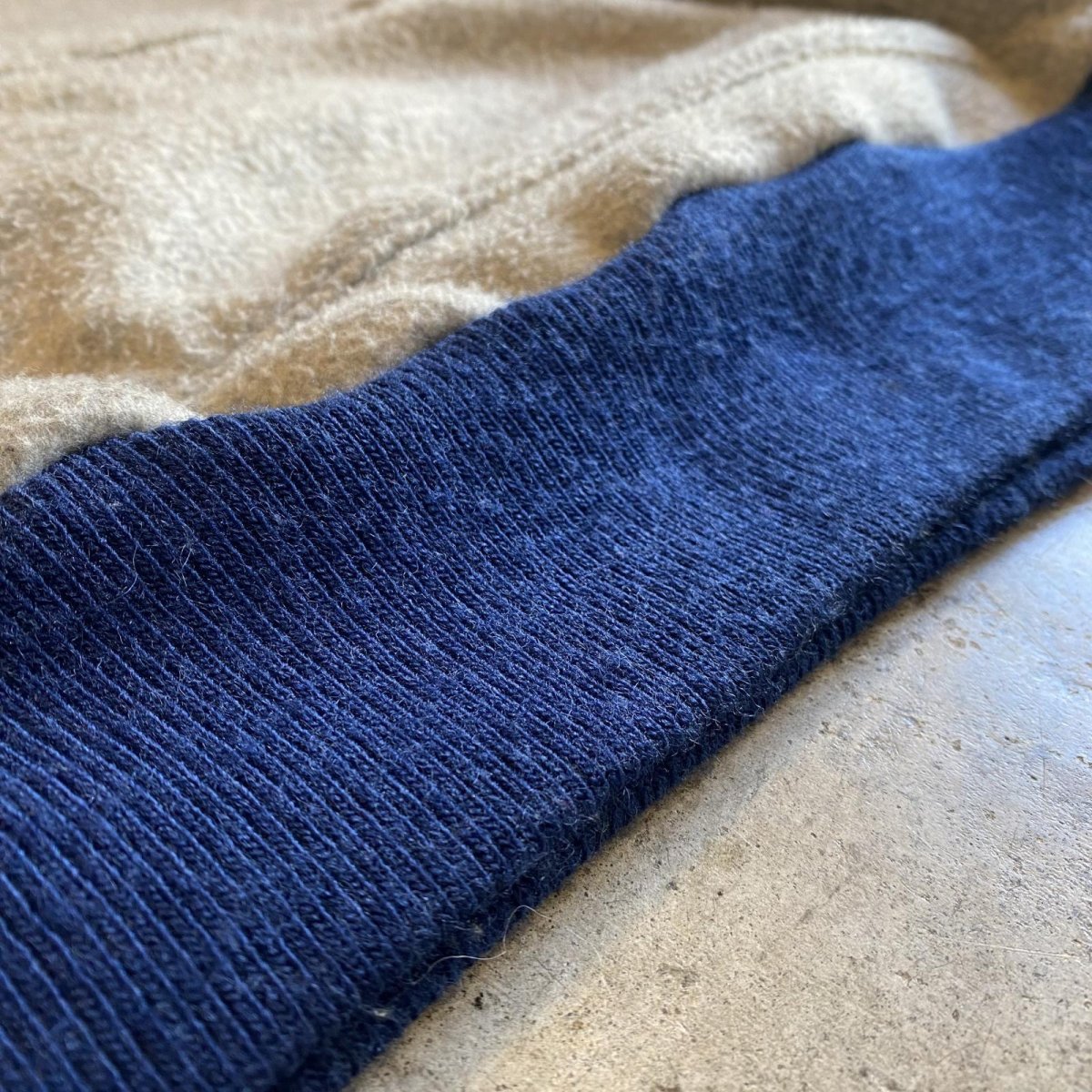 画像12: OLD FREECE HALF ZIP UP RAGLAN DESIGN L/S TOPS / Ladies L / MADE IN USA (12)